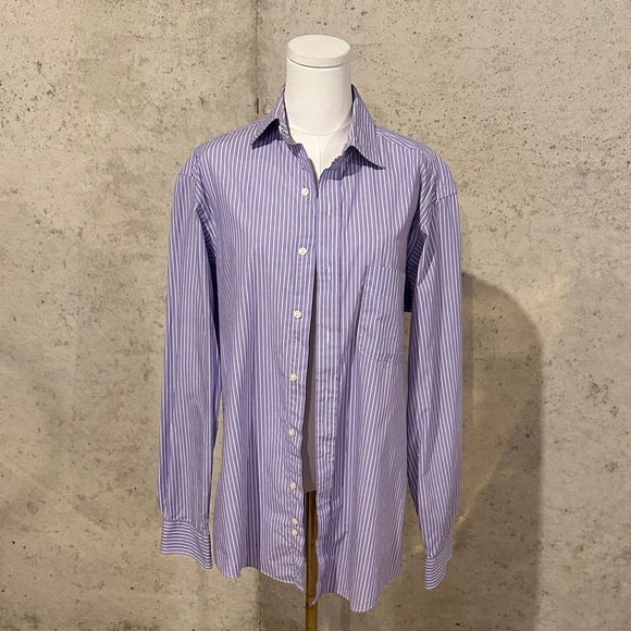 Club Room Other - Club Room Lavender Stripe Button-Down | Eclectic Grandpa | Men’s 34-35 Unisex